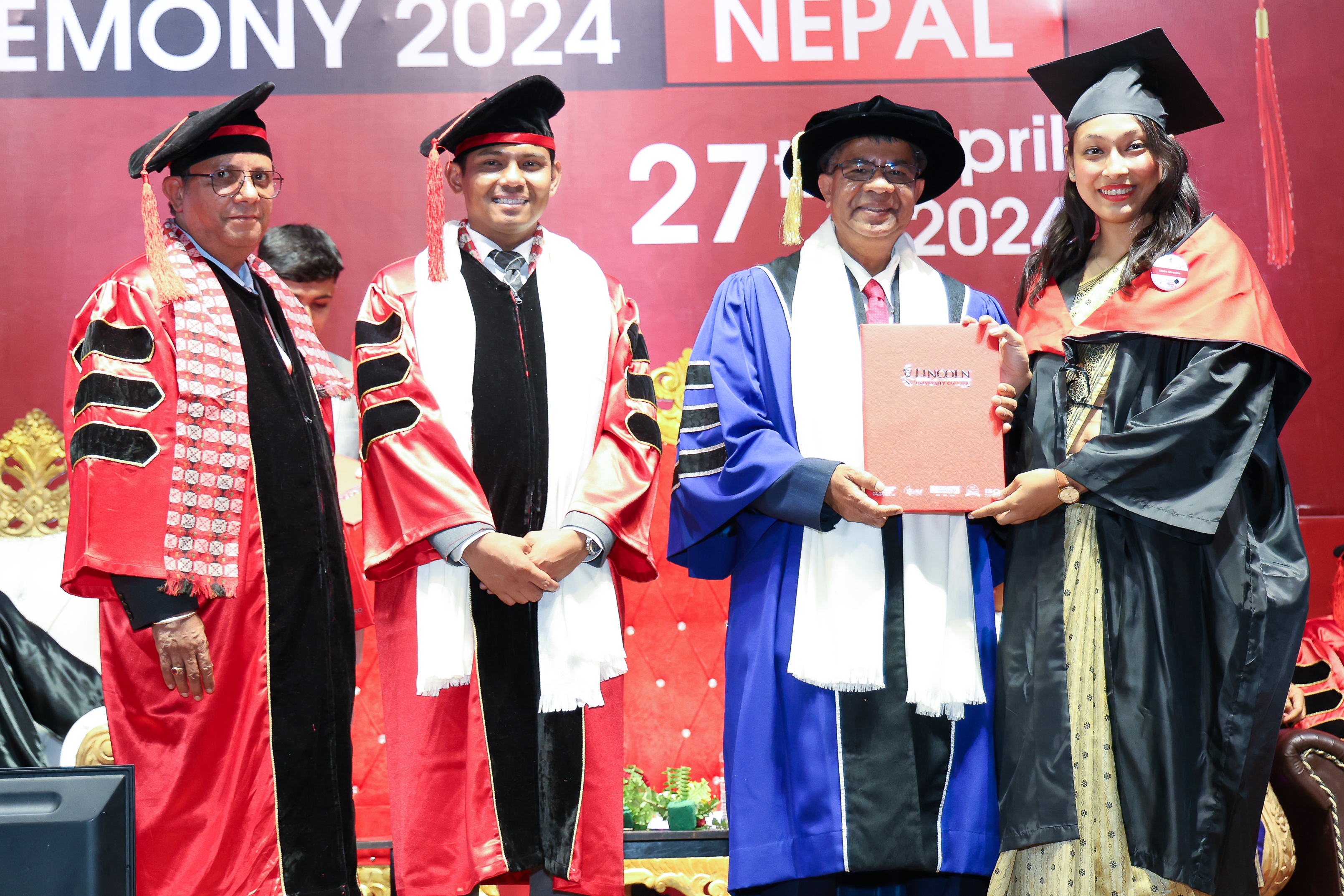 Convocation celebration moment