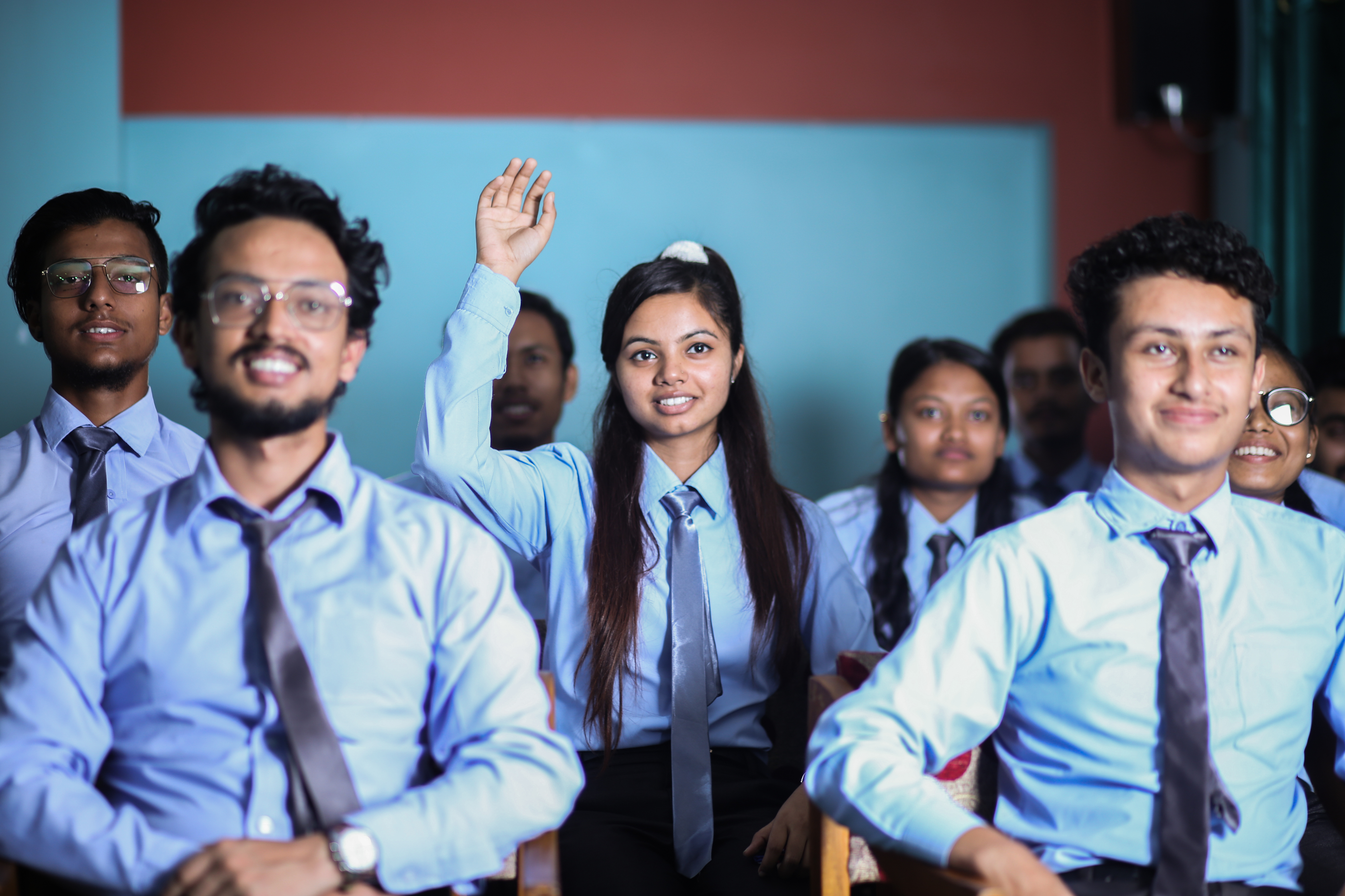 Nepal Business College students