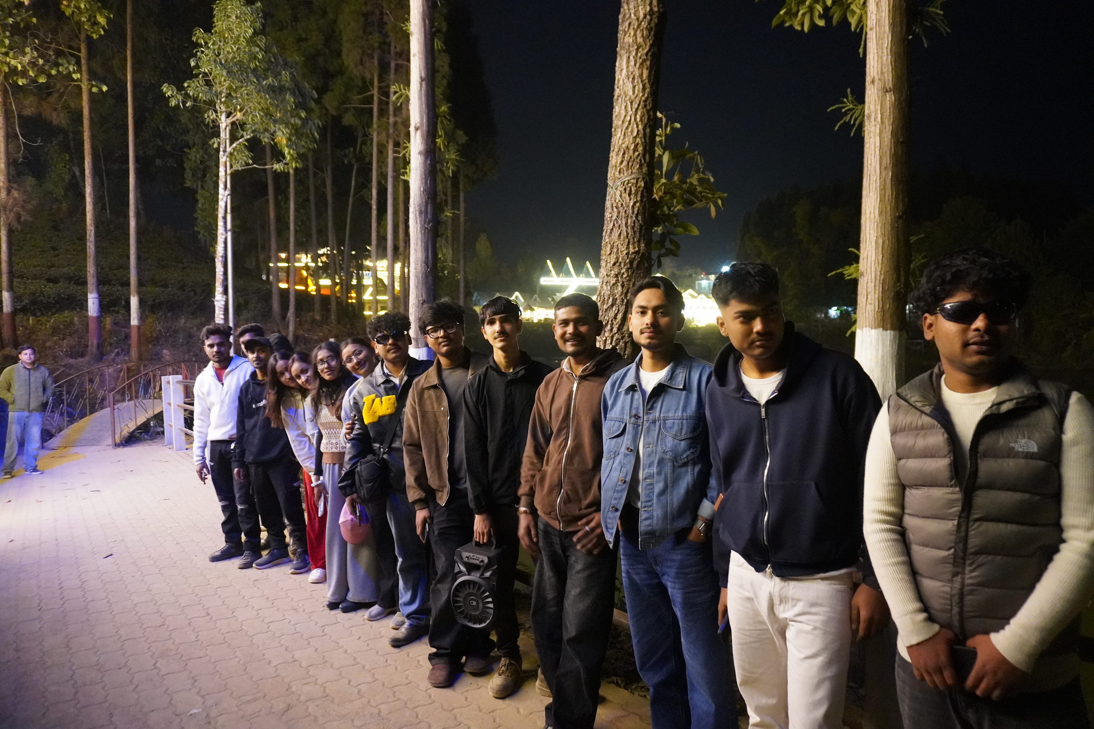 Evening atmosphere during the semester tour